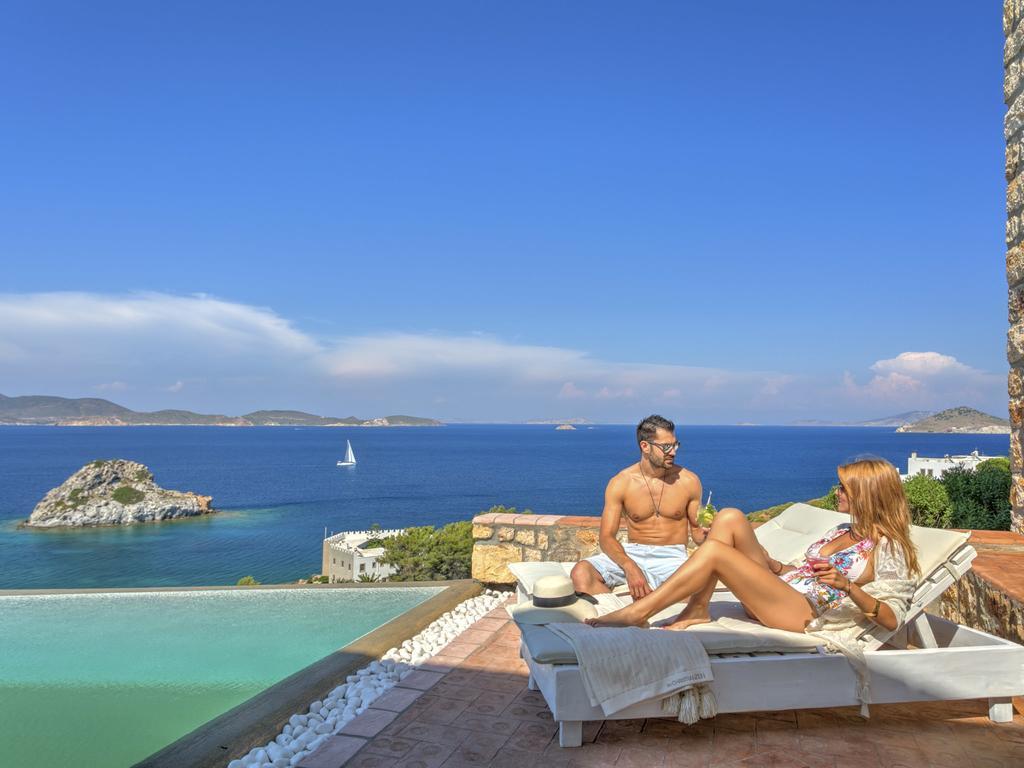 Eirini Luxury Hotel Villas Grikos Bay  Bagian luar foto